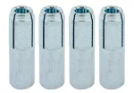 Espander metalico conico HDI 1/4" x 3/8" x 25 mm (4 por paquete)