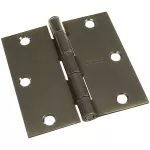 Bisagra de puerta 512 4" laton antiguo National Hardware N176-651