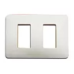 Placa 2 modulos blanco Matix Bticino AM503/2BN