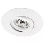 Lampara empotrada dirigible redonda GX5.3 50W 100-240V halogena blanco Acerra Tecnolite YD-360/B