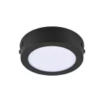 Plafon redondo LED 6W 100-240V 3000K (120 mm) negro Ankaa I Tecnolite 6PTLLEDR30MVN