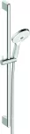Regadera telefono 120 3jet con barra de ducha de 700 mm cromo Duravit UV0680003010
