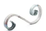 Rizo 65 x 150 mm (12 x 6 mm) hierro forjado decorativo para rejas 80/A/11