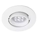 Lampara empotrada dirigible redonda GX5.3 50W 100-240V blanco Asti Tecnolite YD-515/B