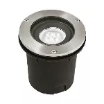 Lampara empotrada en piso redonda GX5.3 50W 100-240V IP65 satinado Coimbra Tecnolite H-600/S