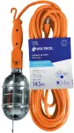 Extension electrica para mecanico 14.5 metros 75W 16AWG Volteck LAT-15M / 47261 