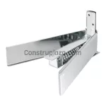 Bisagra doble accion al piso cromo Hermex BIP-153 / 43181 