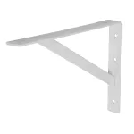 Escuadra para repisa reforzada blanca 8" x 12" Fiero MER-12B / 44670 