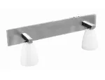 Lampara para baño de pared 2 luces G9 80W 100-240V satinado Melsi Tecnolite 6TL1102MVS
