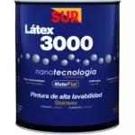 Pintura mate Latex 3000 cuarto Sur 0300000014 (blanco)