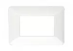 Placa 3 modulos rectangular blanco Matix Bticino AM503/3BN