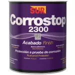 Acabado anticorrosivo satinado Corrostop 2300 cuarto Sur 0230066514 (verde oxido)