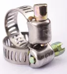 Gaza para manguera con tornillo #4 de 7/32" a 5/8" (2 por paquete)
