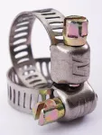 Gaza para manguera con tornillo #6 de 7/16" a 3/4" (2 por paquete)