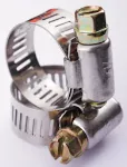 Gaza para manguera con tornillo #8 de 1/2" a 7/8" (2 por paquete)