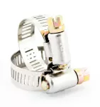 Gaza para manguera con tornillo #12 de 11/16" a 1-1/4" (2 por paquete)