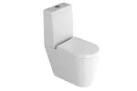 Inodoro dos piezas doble descarga 3 y 6 litros 350 gramos blanco Link Deca P.230.17+CD.23F.17+AP.236.17