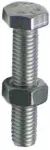 Tornillo hexagonal 5 x 5/16 con tuerca
