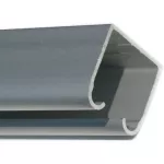 Riel de aluminio para puerta corrediza 3 metros 80 kg Ducasse U-21 10100626030