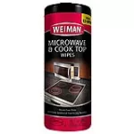 Toallas humedas para limpiar vitroceramica 7 x 8 (18 x 20 cm) Weiman (30 por paquete)
