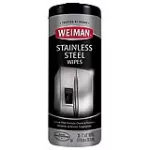 Toallas humedas para limpiar acero 7" x 8" (18 x 20 cm) Weiman (30 por paquete)