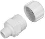 Adaptador macho de polietileno 12 mm (1/2") SCH40