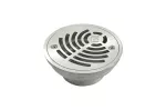 Drenaje redondo 10 cm de aluminio salida de 50 mm (2") satinado Flori Carmiol CI 109-50-E-A-S
