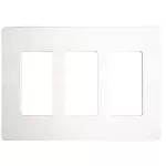 Placa triple blanco Decor Eagle 2163ST-W