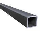 Tubo estructural hierro negro cuadrado 1" x 1" (25 x 25 x 1.80 mm) 6 metros (calibre blanco)