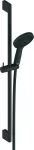 Regadera telefono 120 3jet con barra de ducha de 700 mm negro mate Duravit UV0680003046