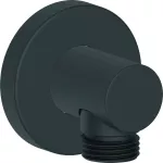 Salida de agua pared para regadera telefono con valvula anti-retorno negro mate Duravit UV0630008046