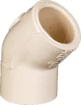 Codo agua caliente 45° CPVC SCH40 38 mm (1-1/2")