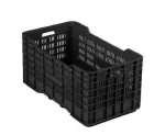 Caja plastica gigante calada negra 41 x 72 x 34 cm