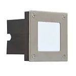 Lampara para exterior empotrada en pared LED 0.6W 100-127V 3000K IP65 satinado Cerdeña Tecnolite HLED-905/S
