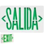 Rotulo de Salida LED 2.5W 120/277V UL verde Akku EX-820GX