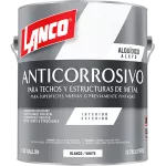 Anticorrosivo para techo y estructuras metalicas galon Lanco VA1452-4 ( blanco)