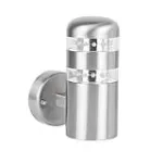 Lampara de pared LED tubular IP44 3W satinado Torino Tecnolite HLED-105/S