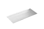 Lavatorio de submontar rectangular 590 x 310 mm sin rebosadero blanco Deca L.1071.17