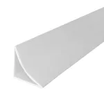 Cornisa plastica para tablilla mate 5.95 metros Blanca