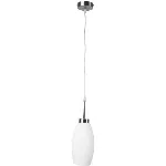 Lampara colgante E27 20W 100-240V cristal opalino Maruk Tecnolite CTL-1000/OP