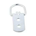 Soporte con placa pequeño galvanizado National Hardware N261-487 (6 por paquete)