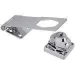 Cerrojo con aldaba 4-1/2" cromo National Hardware N183-780