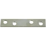 Platina de refuerzo 3" x 5/8" galvanizado National Hardware N114-355 (4 por paquete)