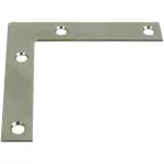 Escuadra de refuerzo 3-1/2" x 5/8" galvanizada National Hardware N114-025 (4 por paquete)