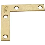 Escuadra de refuerzo 2-1/2" x 1/2" bronce National Hardware N190-884 (4 por paquete)