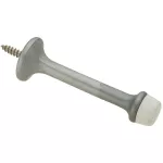 Tope fijo para puerta 3" cromo satinado National Hardware N273-599 (sust. N273-607) (2 por paquete)
