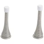 Tope de resorte para puerta 3" niquel satinado National Hardware N331-140 (2 por paquete)