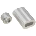 Gaza aluminio para cable de acero 3/16" aluminio National Hardware N283-861 (2 por paquete)