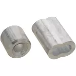Gaza alumino para cable de acero 1/4" aluminio National Hardware N283-879 (2 por paquete)