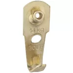 Gancho para pared 30 libras bronce National Hardware N260-075 (4 por paquete)
